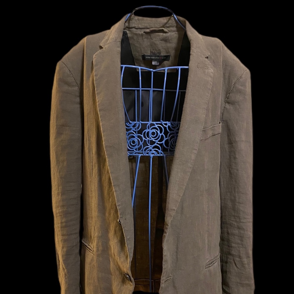 John Varvatos linen blazer